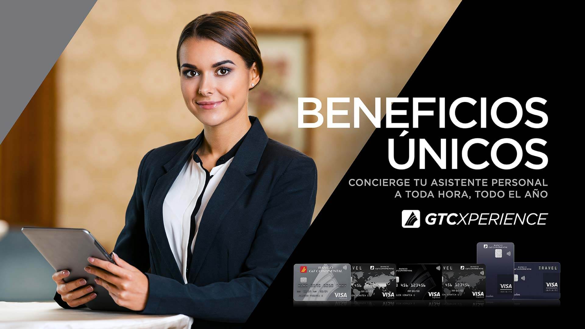 Beneficios únicos con tus tarjetas de crédito VISA GTC